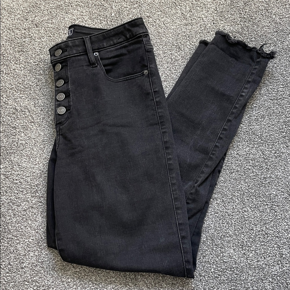 Abercrombie High Rise Super Skinny Ankle Jeans - Curve Love 12/31R